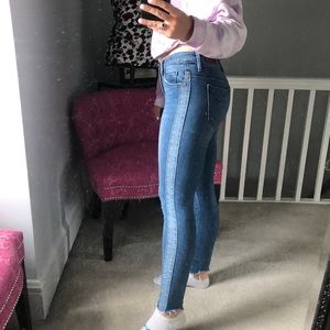 Unpublished Stripe Skinny Jean